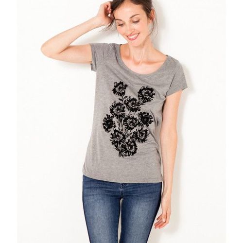 Tee-Shirt Avec Flockage Placé