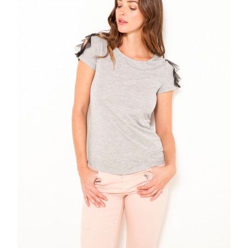 Tee-Shirt Manches Courtes Avec Épaules Dénudées