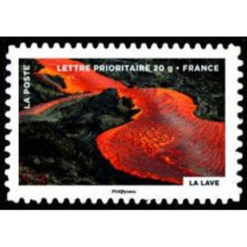 Timbre France 2012 Oblitéré - Le Timbre Fête Le Feu - La Lave - Yt Adhésif - N° 751