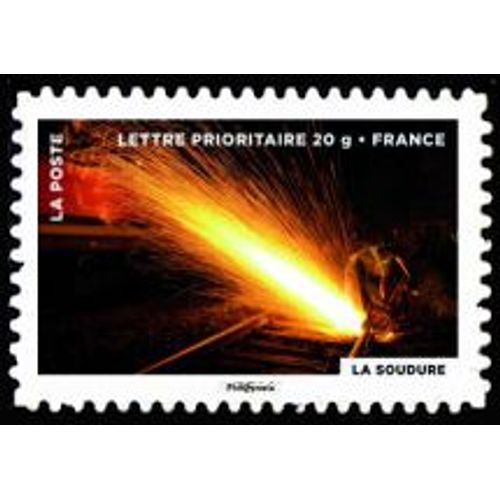 Timbre France 2012 Oblitéré - Le Timbre Fête Le Feu - La Soudure - Yt Adhésif - N° 752