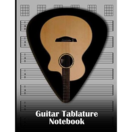 Guitar Tab Manuscript Paper: 150 Pages Guitar Tab Notebook Journal - Tablature Sheet Music Staff Manuscript Composition Paper, Includes A Basic Guitar Chords For Quick Reference