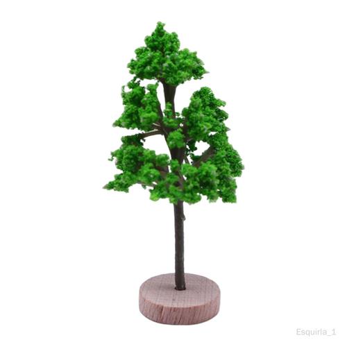 Esquirla Modèle Arbres Diy Accessoire Micro Paysage Arbres Décor Simulation Maison De Poupée Accessoires Mini Paysage Arbre Pour Diy Modèle Artisanat 7cmx3cm