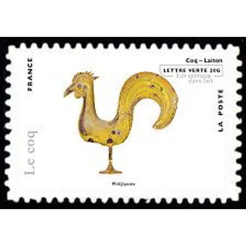 Timbre France 2013 Oblitéré - Coq, Laiton, Musée De L'armée - Yt Adhésif - N° 778