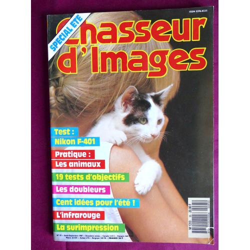 CHASSEUR D IMAGES N 95 DU 01 08 1987 SPECIAL ETE LES ANIMAUX