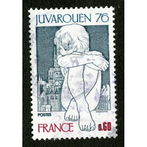 Timbre Oblitéré Juvarouen 76, Postes, France, 0.60, Andreotto