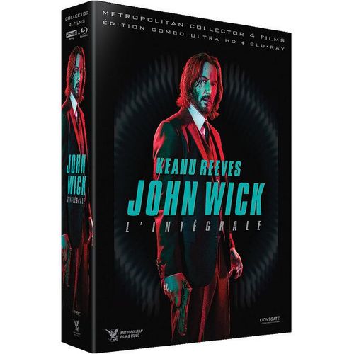 John Wick - Les 4 Chapitres - Édition Collector - 4k Ultra Hd + Blu-Ray