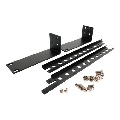 StarTech.com Supports pour montage en rack 1U pour commutateur / switch KVM (Série SV431) - Noir - Kit de support de rack - 1U - pour P/N: SV231DPU34K, SV431DHD4KU, SV431DPDDUA2, SV431DPU3A2...