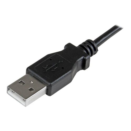StarTech.com Câble de charge et synchronisation Micro USB de 2 m - Cordon USB-A vers Micro-B à angle droit - M/M - 0,25 mm² - Câble USB - Micro-USB de type B (M) pour USB (M) - USB 2.0 - 2 m -...