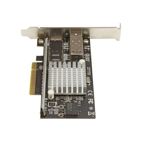 StarTech.com Carte réseau PCI Express à 1 port fibre optique 10 Gigabit Ethernet SFP+ ouvert - Chipset Intel - Adaptateur NIC PCIe - MM - Adaptateur réseau - PCIe x8 - 10GbE - 10GBase-SR - noir -...