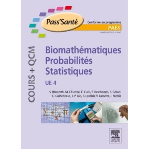 Biomathématiques, Probabilités, Statistiques Ue4
