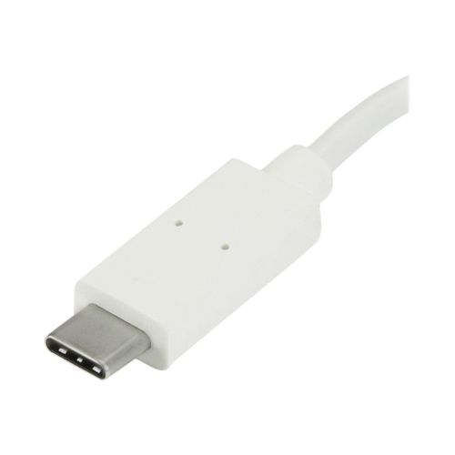 StarTech.com Hub USB-C à 4 ports USB 3.0 - 1x USB-C 3x USB-A - Blanc - Concentrateur (hub) - 3 x SuperSpeed USB 3.0 + 1 x USB 3.1 - de bureau