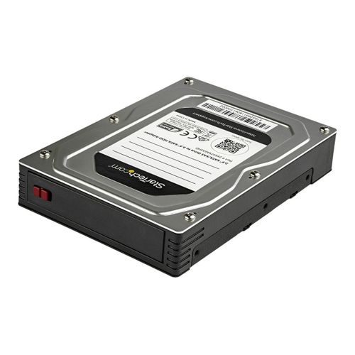 StarTech.com Adaptateur disque dur SATA/SAS de 2,5 pouces vers 3,5 pouces - Support SSD/HDD de 2,5" vers 3,5" - Convertisseur HDD/SSD SATA - Boitier externe - 2.5" - SATA 6Gb/s / SAS 6Gb/s - SAS...