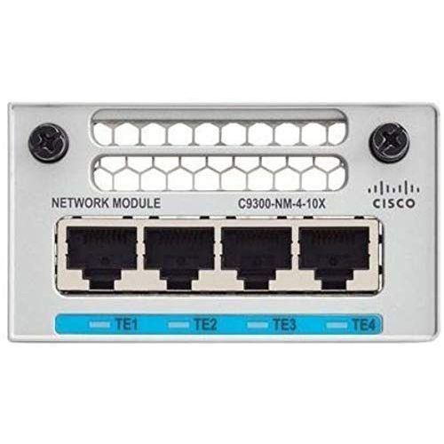 Cisco - Module d'extension - 100M/1G/2.5G/5G/10 Gigabit Ethernet x 4 - pour P/N: C9300-48H-1E, C9300-48UB-A, C9300-48UB-E, C9300-48UN-10A, C9300-48UN-10E