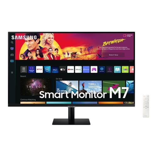 Samsung S32BM700UP - M70B Series - écran LED - Intelligent - 32" - 3840 x 2160 4K @ 60 Hz - VA - 300 cd/m² - 3000:1 - HDR10 - 4 ms - 2xHDMI, USB-C - haut-parleurs - noir