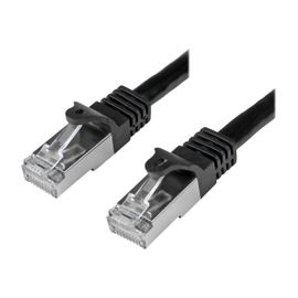 StarTech.com Câble réseau Cat6 blindé SFTP sans crochet - 3 m Noir - Cordon Ethernet RJ45 anti-accroc - Câble patch - Cordon de raccordement - RJ-45 (M) pour RJ-45 (M) - 3 m - SFTP - CAT 6 -...