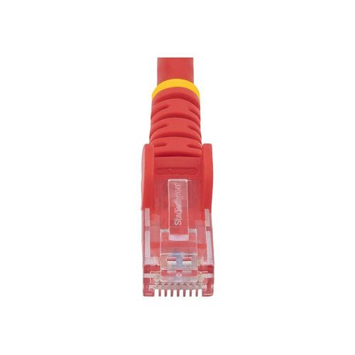 StarTech.com Câble réseau Cat6 UTP sans crochet - 50 cm Rouge - Cordon Ethernet RJ45 anti-accroc - Câble patch - Câble réseau - RJ-45 (M) pour RJ-45 (M) - 50 cm - UTP - CAT 6 - moulé, sans...