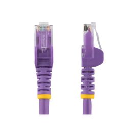 StarTech.com Câble réseau Cat6 UTP sans crochet - 3 m Violet - Cordon Ethernet RJ45 anti-accroc - Câble patch - Câble réseau - RJ-45 (M) pour RJ-45 (M) - 3 m - UTP - CAT 6 - sans crochet, bloqué...