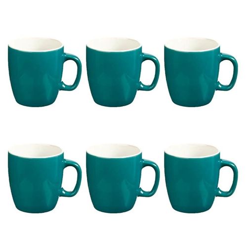 Lot De 6 Mugs "Colorama" 18cl Bleu
