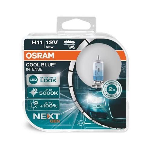 2 Ampoules H11 Cool Blue Intense 12v Osram -Blister-