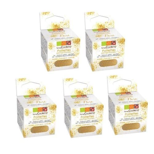 Paillettes Alimentaires Dorées 25 G