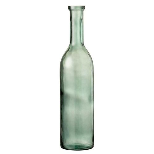 Vase Design en Verre "Carafe" 75cm Vert