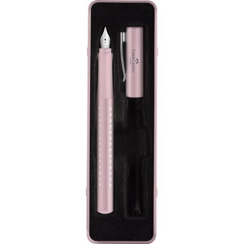 Stylo Plume - Pointe Moyenne - Rose - Rechargeable - Faber-Castell Sparkle