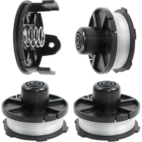3Pcs Bobine de Rechange, Bobine Fil pour Makita Akku DUR181 DUR181Z 196146-9 195858-1 (8,3 m, Ø 1,6 mm avec 1 Capuchon et 1 Ressort)