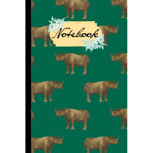 Notebook: Luxury Notebook|100 Pages 6x9|Pretty Notebook Journal Lined Passion Africa Nature Animals
