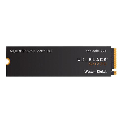 WD_BLACK SN770 WDS500G3X0E - SSD - 500 Go - interne - M.2 2280 - PCIe 4.0 x4 (NVMe)