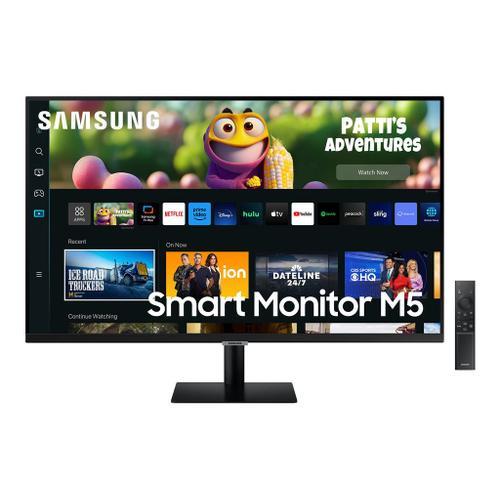 Samsung S32CM500EU - M50C Series - écran LED - Intelligent - 32" - 1920 x 1080 Full HD (1080p) @ 60 Hz - VA - 250 cd/m² - 3000:1 - HDR10 - 4 ms - 2xHDMI - haut-parleurs - noir