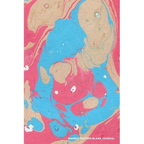 Marble Texture Blank Journal: 6x9 110 Blank Notebook For Work, School And College | Blank Paper Inner | Marble Journal Notebook | Premium Edition