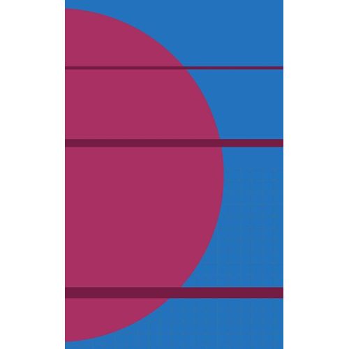 Maroon Circle: Notebook Pages Are Half Blank And Half Gridded For All Of Your Projects Or Notes