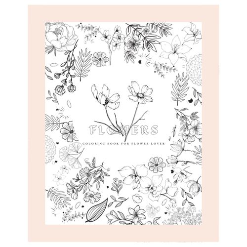 Coloring Book For Flower Lover
