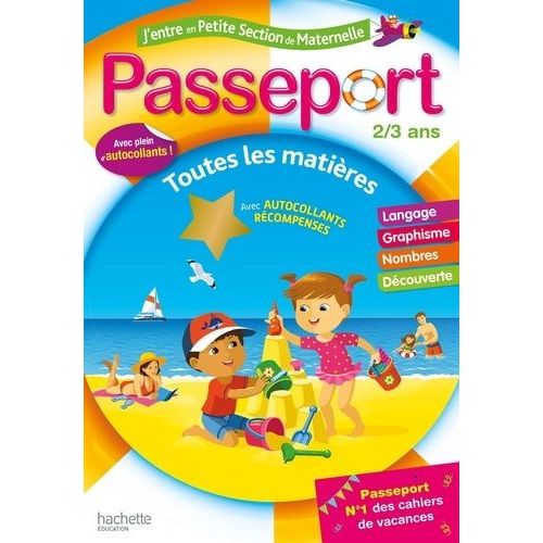Passeport J'entre En Petite Section De Maternelle