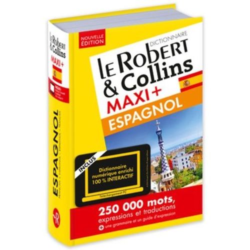 Le Robert & Collins Maxi+ Espagnol-Français Et Français-Espagnol - Avec Carte De Téléchargement