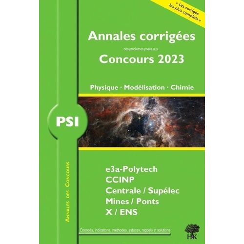 Physique Modélisation Chimie Psi