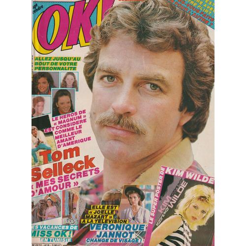 Tom Selleck 1p/ Jean Luc Lahaye 1p/ Claire D'asta 1p/ Bibi Flash 1/2p/ Kim Wilde Poster / Veronique Jannot 1p/ Articles Photos Francis Huster , Jennifer Beals 419