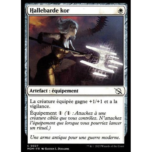 Hallebarde Kor - Magic - L' Invasion Des Machines - C - 27