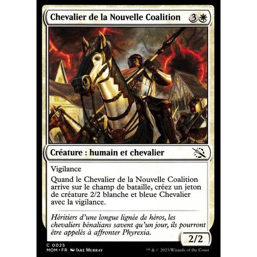 Chevalier De La Nouvelle Coalition - Magic - L' Invasion Des Machines - C - 25
