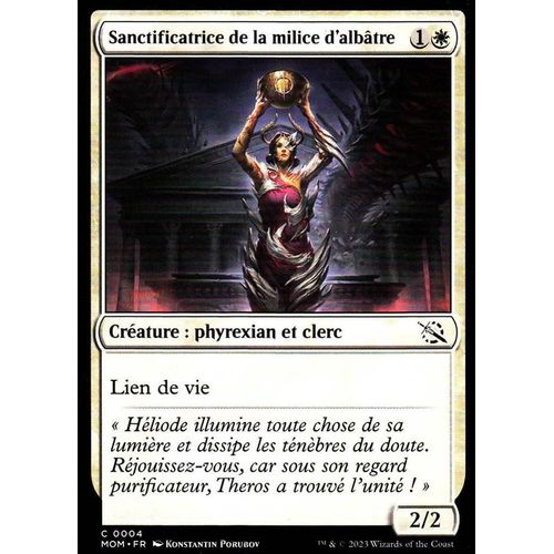 Sanctificatrice De La Milice D'albâtre - Magic - L' Invasion Des Machines - C - 4