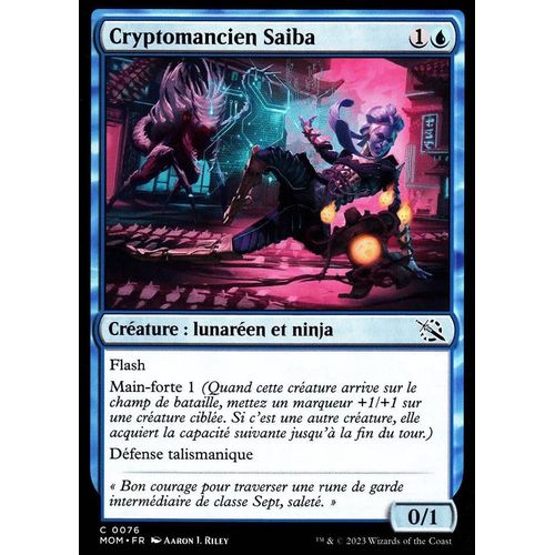Cryptomancien Saiba - Magic - L' Invasion Des Machines - C - 76