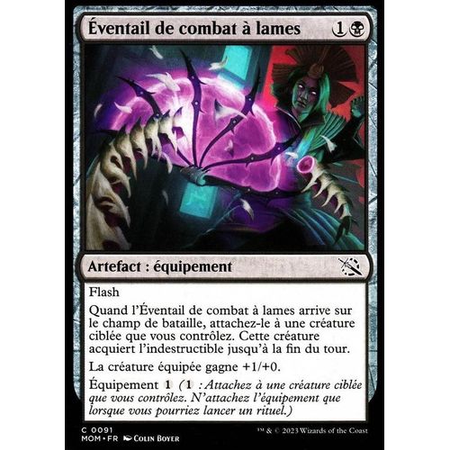 Éventail De Combat À Lames - Magic - L' Invasion Des Machines - C - 91