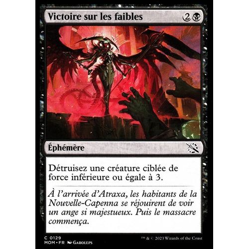 Victoire Sur Les Faibles - Magic - L' Invasion Des Machines - C - 129