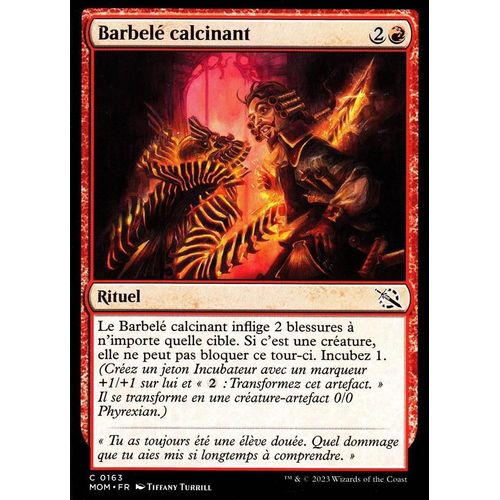 Barbelé Calcinant - Magic - L' Invasion Des Machines - C - 163