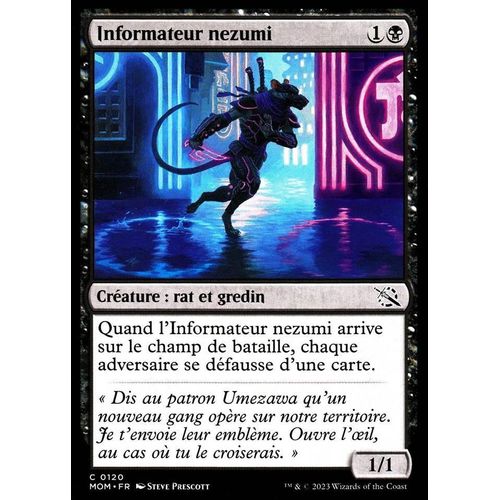 Informateur Nezumi - Magic - L' Invasion Des Machines - C - 120