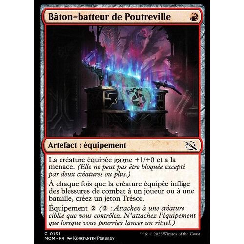 Bâton- Batteur De Poutreville - Magic - L' Invasion Des Machines - C - 131
