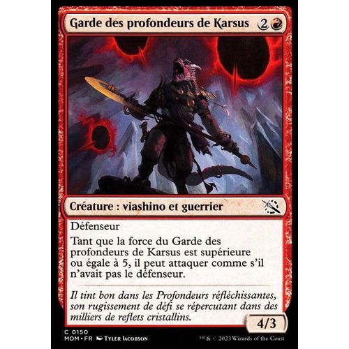 Garde Des Profondeurs De Karsus - Magic - L' Invasion Des Machines - C - 150