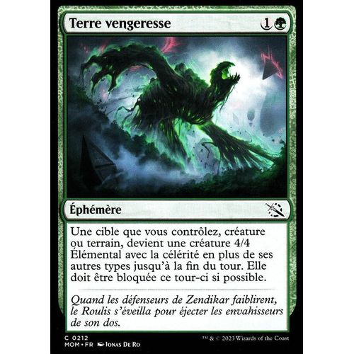 Terre Vengeresse - Magic - L' Invasion Des Machines - C - 212