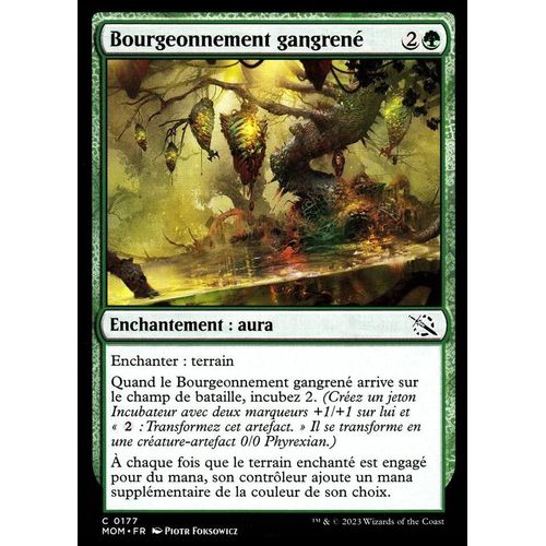 Bourgeonnement Gangrené - Magic - L' Invasion Des Machines - C - 177