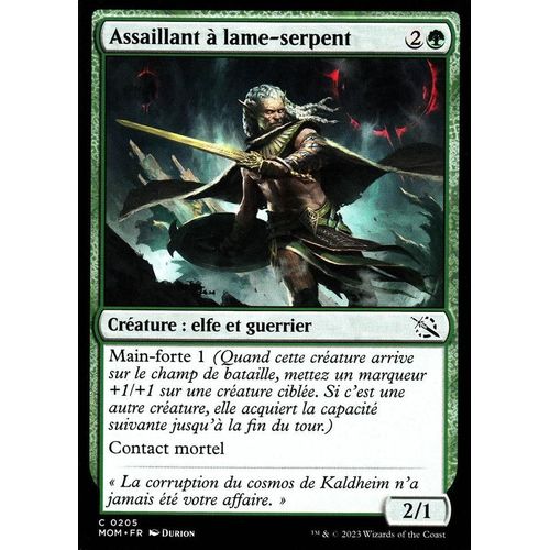 Assaillant À Lame- Serpent - Magic - L' Invasion Des Machines - C - 205